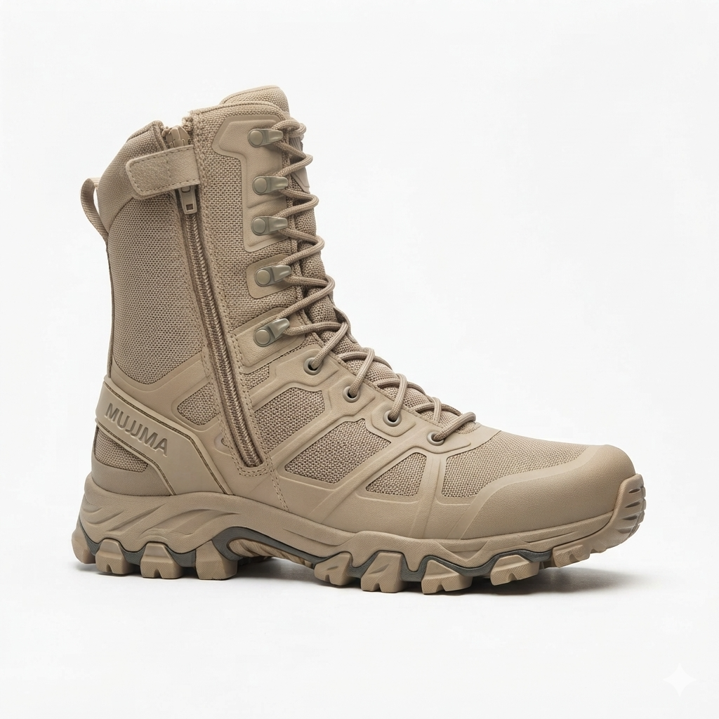 MUJMA TITAN 8″ HEAVY-DUTY SIDE-ZIP BOOT